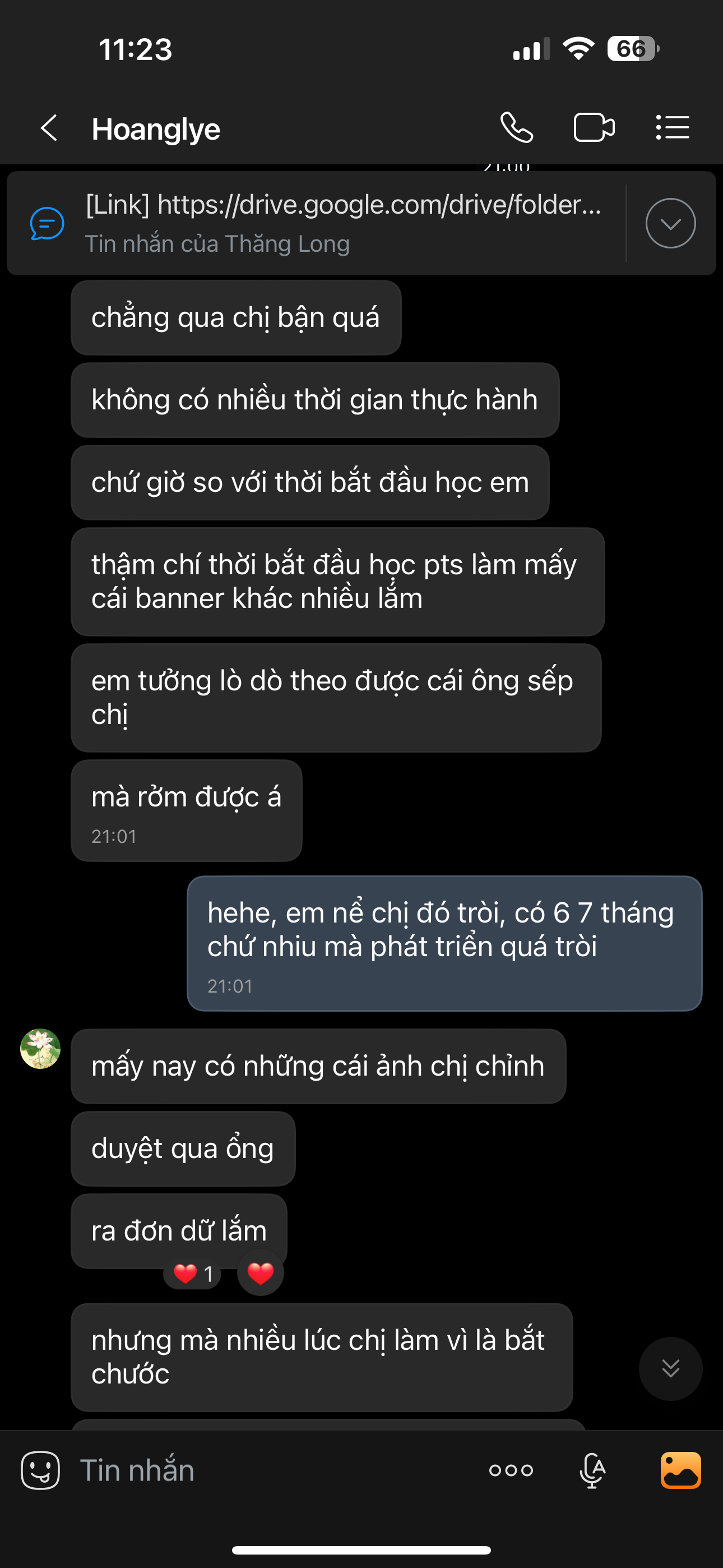 Feedback của chị Hoàng Ly